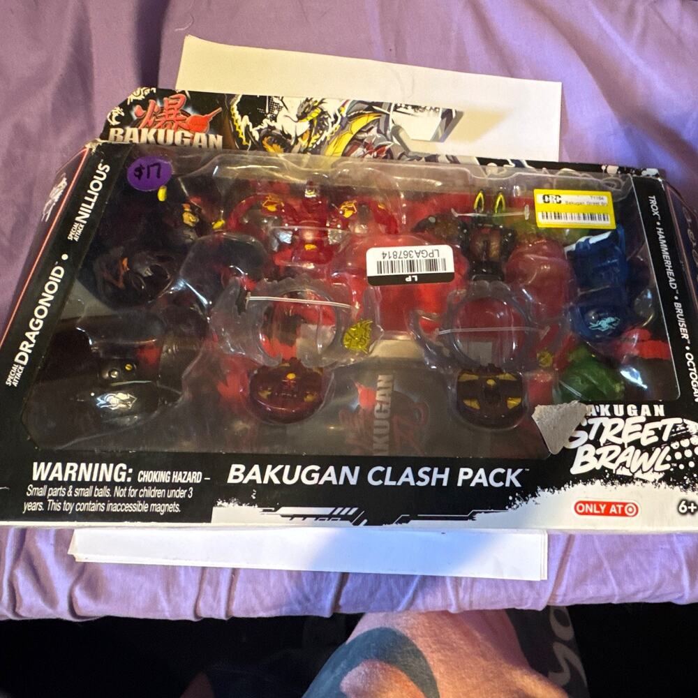 Bakugan Clash Pack Set - Dragonoid & Nillious Multicolor Age 6+